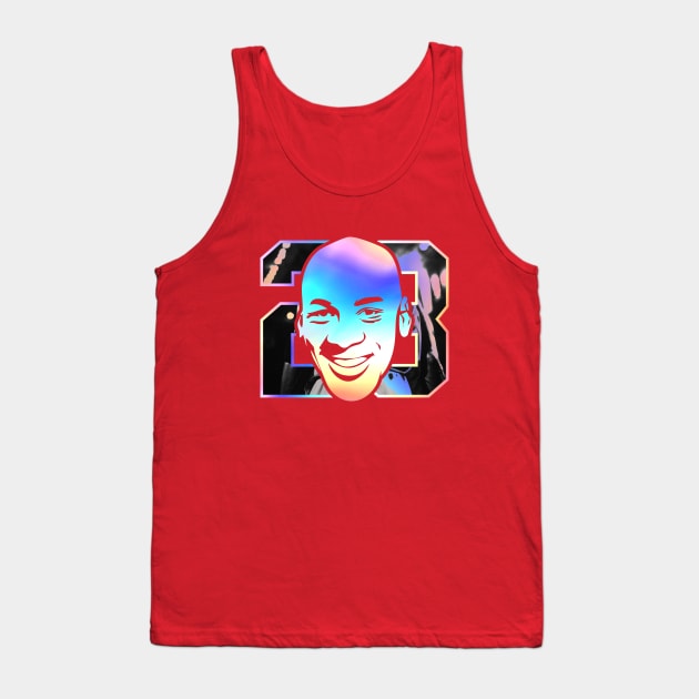 Michael Jordan 23 Goat Legendary Tank Top by Purwoceng